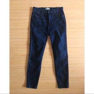 Madewell 10" High-Rise Skinny Jeans in Hayes Wash